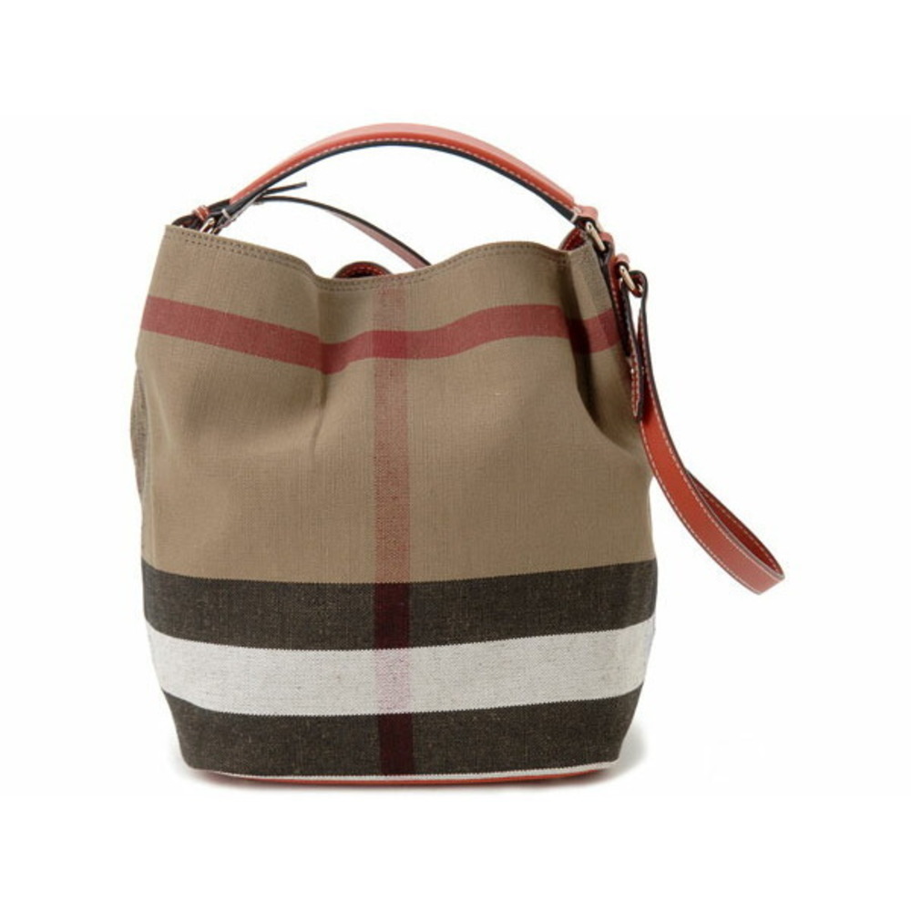 Burberry Check Shoulder Bag Red